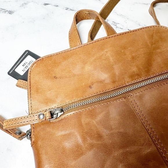 Spikes & Sparrow Leather Distressed Backpack
